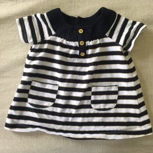 Pink Baby Carters Striped Babydoll Tunic